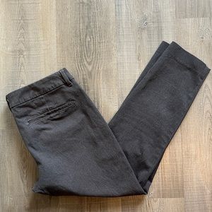 Old Navy Heather Grey Cropped Pixie Pants